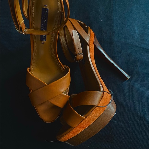 Ralph Lauren platform high heels - Picture 2 of 3